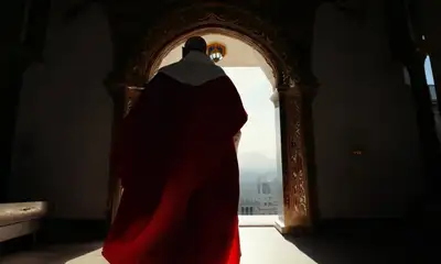 Toma cinematográfica de seguimiento por detrás