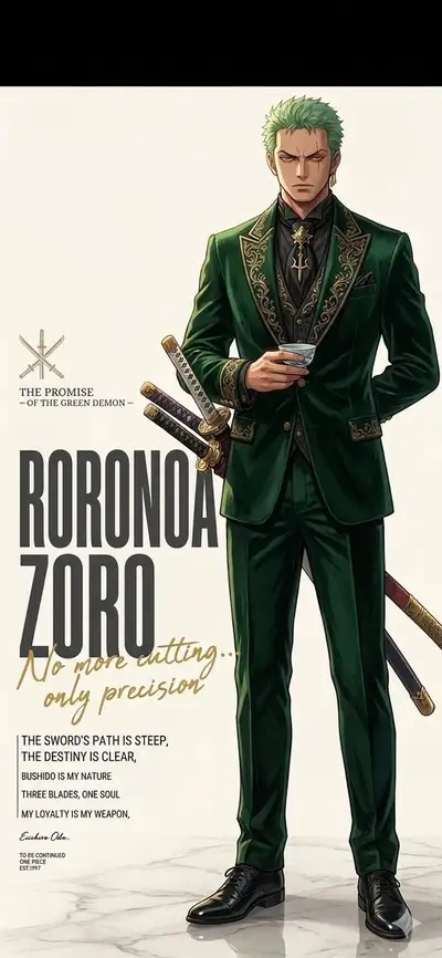 Anime Diptych Promo Poster: Zoro & Sanji