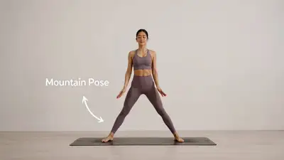 Prompt de storyboard de séquence de yoga en 16 panneaux