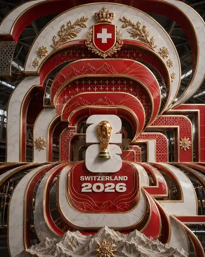 World Cup national team pavilion campaign template