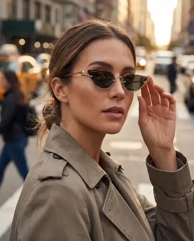 Cinematic Street Portrait Golden Hour