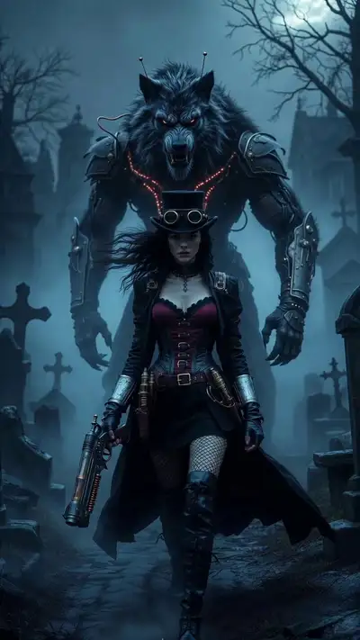 Vampire Hunter and Cybernetic Werewolf