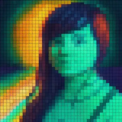 Prompt pour portrait en art pixel