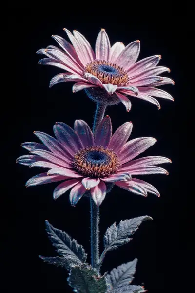 Cyber Glitch Echinacea Flowers