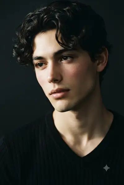 Modern Man Classic Aesthetic Portrait