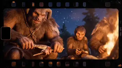 Dawn of The Neanderthals - Final Feast Scene
