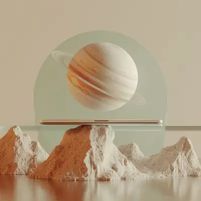 Cosmic Planet Mockup Prompt