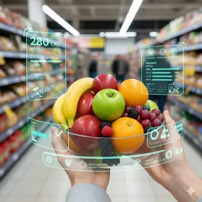 Primera Persona AR Supermercado Prompt de Producto