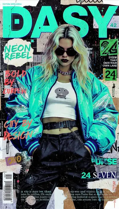 Cyberpunk Magazine Cover: DASY