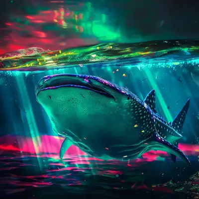 Whale Shark Ocean Scene