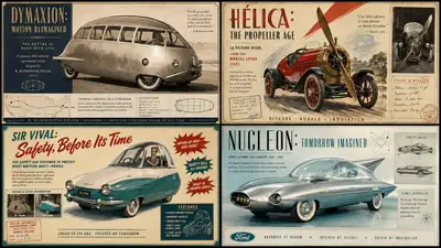 Unusual Car Design Ad Grid