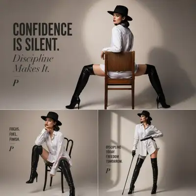 Luxury High-Fashion Editorial Collage