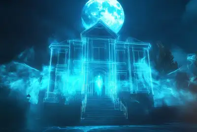 Holographic Ghost Glimmer Art Prompt