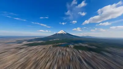FPV Drone Camera Motion Prompt for Landmark Tour