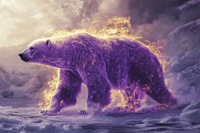 Fire and Frost Wilderness Contrast Prompt