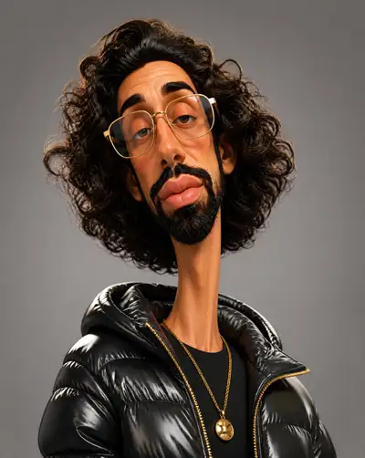 Stylized 3D Caricature Portrait from a Reference Photo