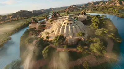 FPV Drone Video of Ancient Panchala Kingdom