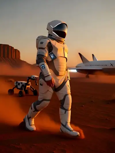 Cinematic Mars Exploration Video Prompt