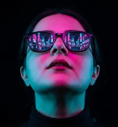 Cyberpunk Neon Portrait Prompt