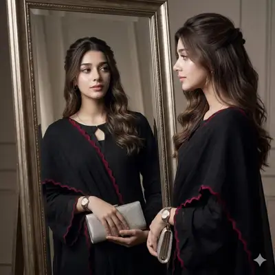 High-Fashion Editorial Mirror Portrait