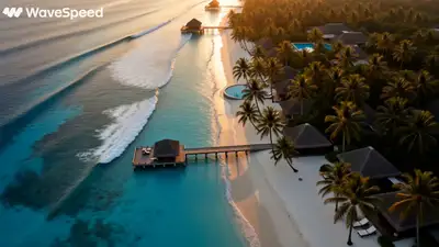 Cinematic Tropical Beach Resort Travel Vlog