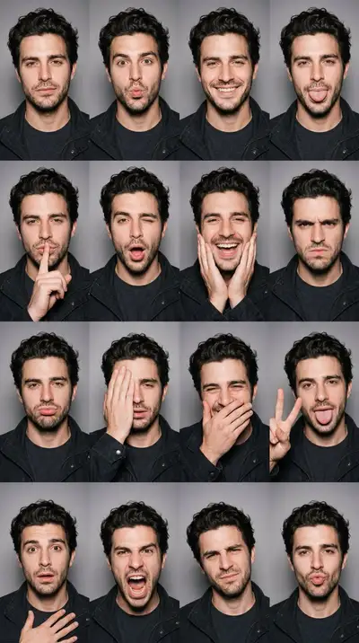 Photobooth Expression Grid 4x4 Pro