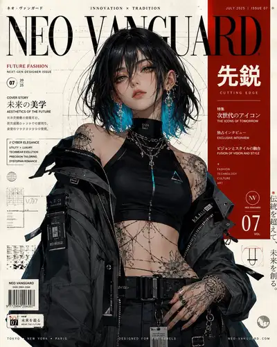 Neo Vanguard Luxury Anime Fashion Cover
