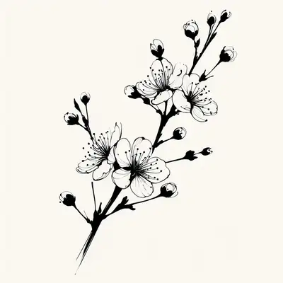 Minimalist Ink Drawing Prompt