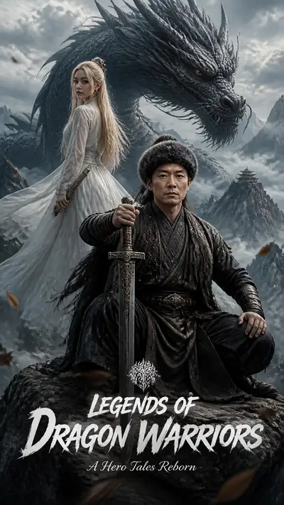 Póster Cinematográfico de Wuxia: Guerreros Dragón