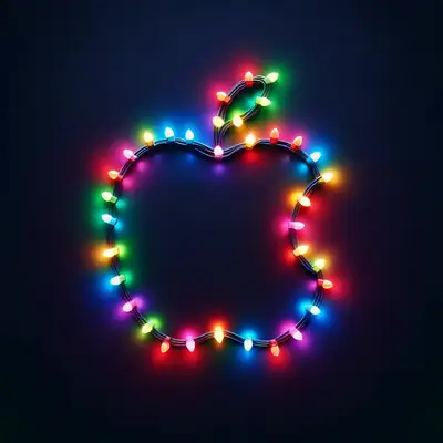 Christmas Lights Shape Prompt