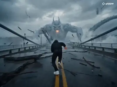 Man vs Leviathan Cinematic Action Sequence