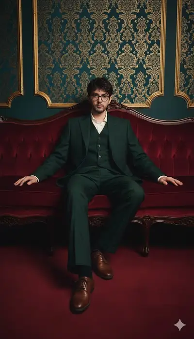 Gucci Style Fashion Editorial Male Model Photo