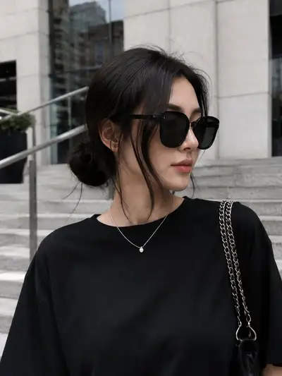 Minimalist Luxury Street-Style Fashion Portrait