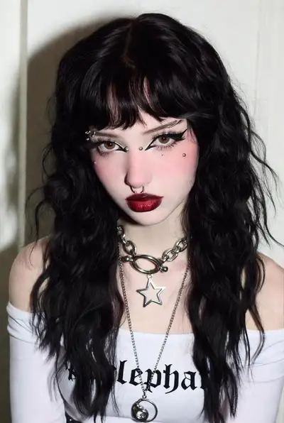 Soft-Goth Editorial Portrait Prompt
