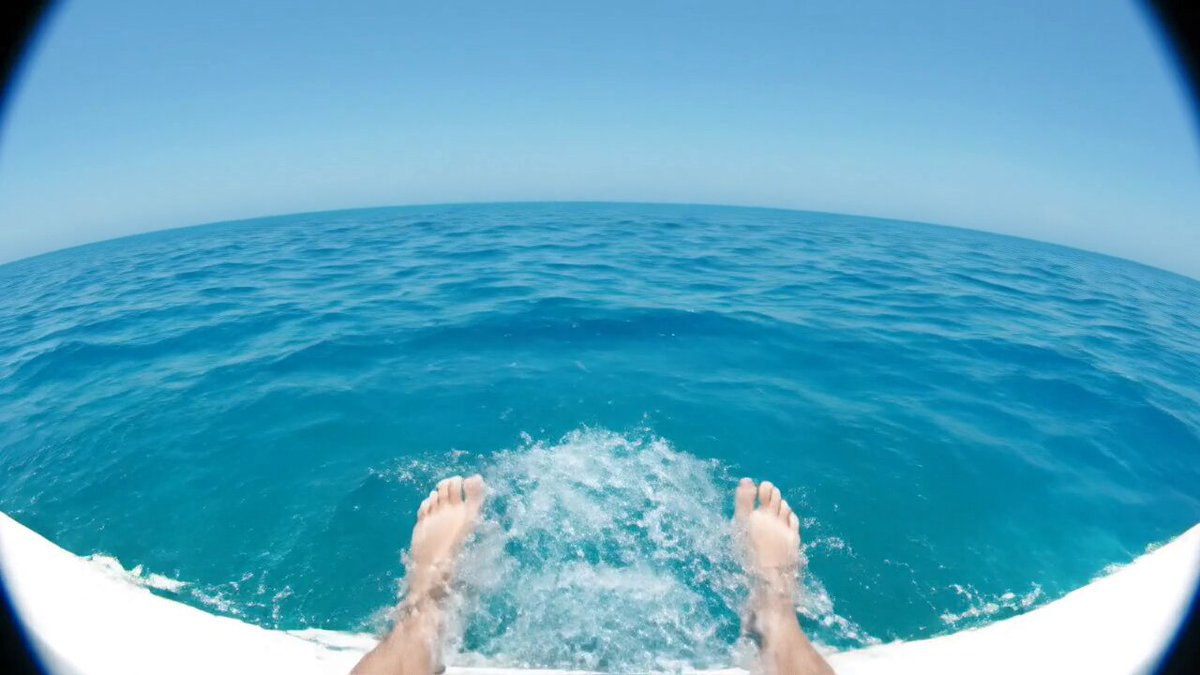 First-person GoPro dive into a mermaid encounter