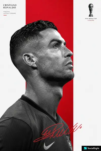 Minimalist Editorial Ronaldo Poster