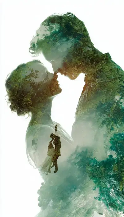 Double Exposure: Nature and Love