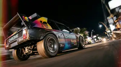 Kodak Lancia Bali Chase Multi-Shot Prompt