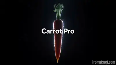 Carrot Pro: Apple-style product launch film prompt