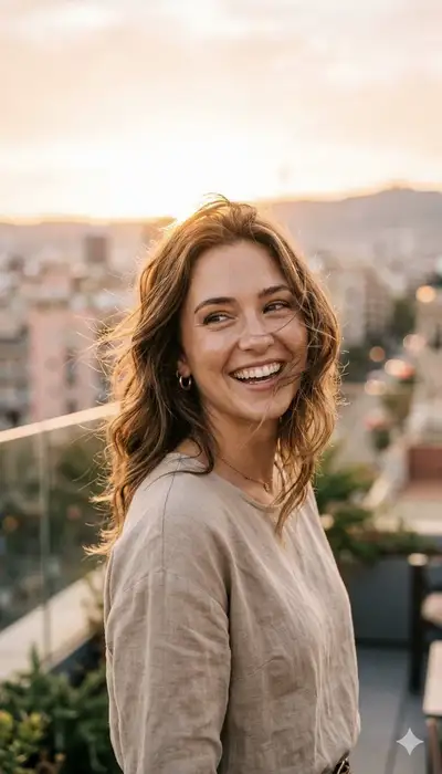 Cinematic Golden Hour Portrait Prompt