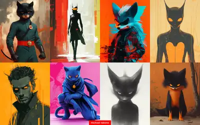 Shadow Banned Cat Style Reference