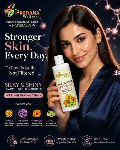 Luxury haircare product ad with structured JSON prompt