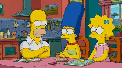 Simpsons Scene Prompt