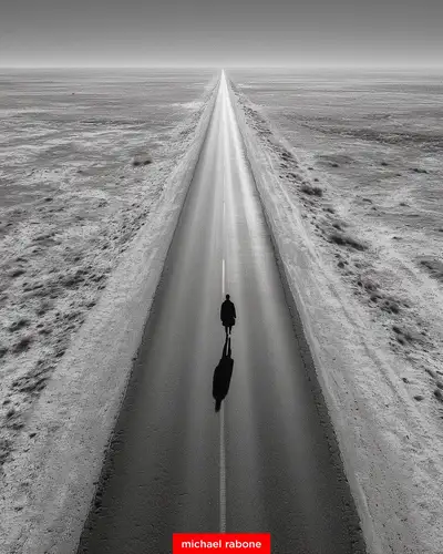 Endless Highway Overhead Shot