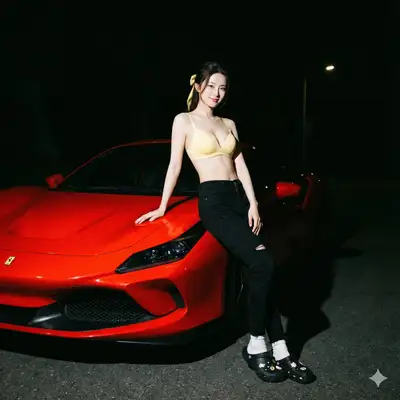 Cinematic Night Car Photo Prompt