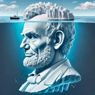 Iceberg-Shaped Object Photorealistic Image Prompt