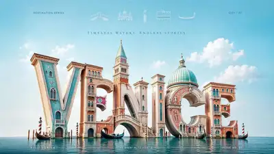 Premium 3D Typography Travel Poster for [CITY]