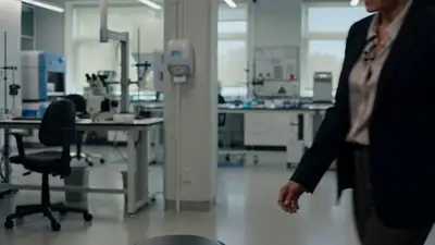 Entretien documentaire photoréaliste dans un laboratoire de recherche
