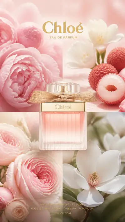 Chloe Perfume Campaign Floral Mood Board