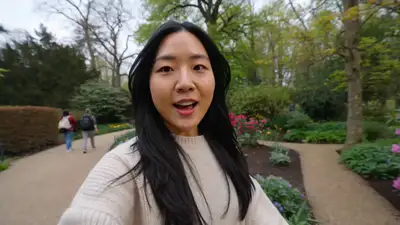 Videotagebuch-Brief an mein zukünftiges Ich in einem botanischen Garten